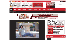 Desktop Screenshot of borgernewsherald.com